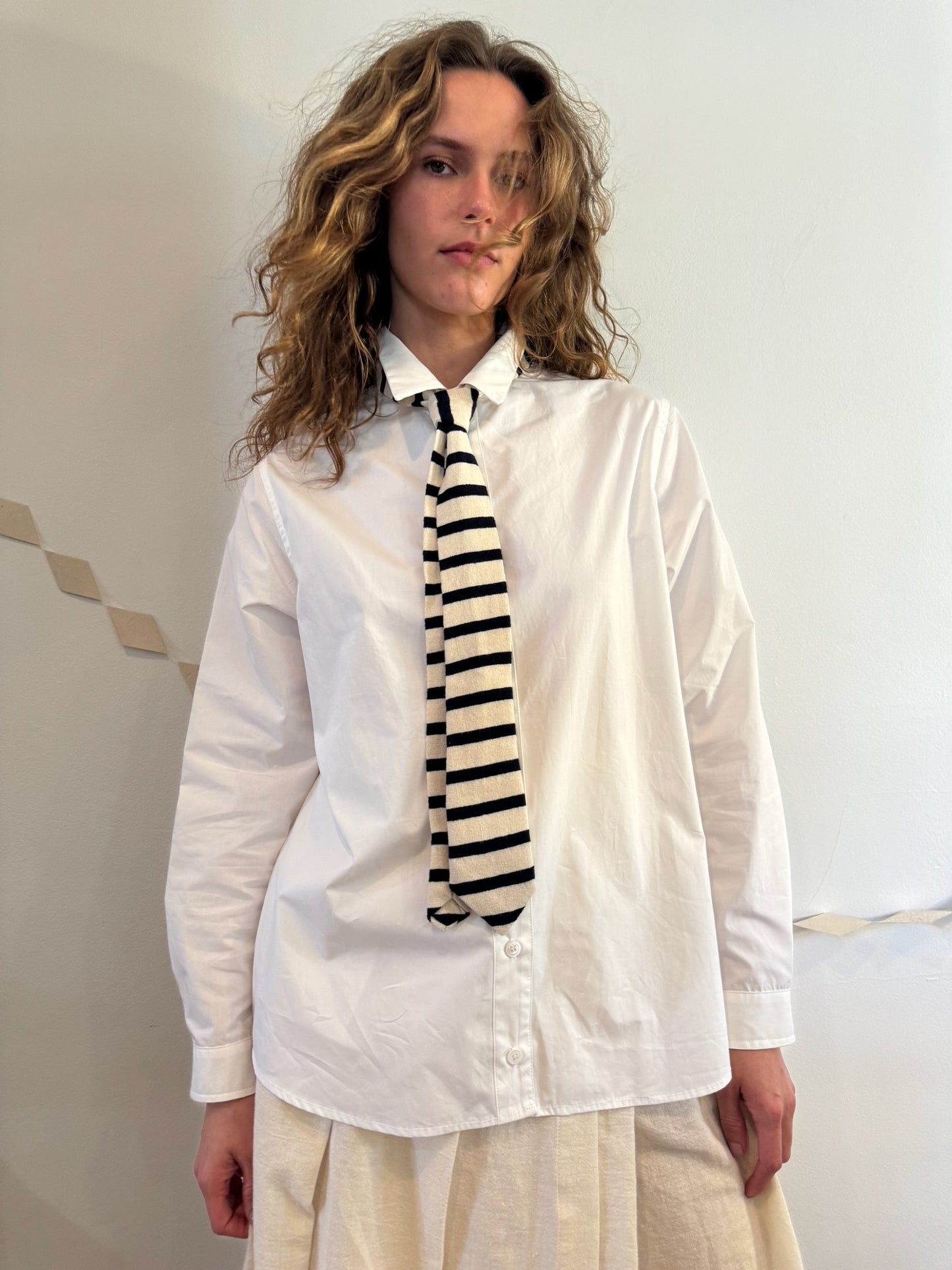 Soft White Cotton Shirt