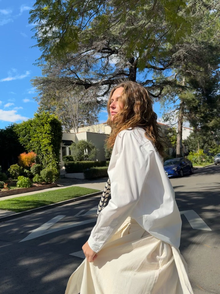 Soft White Cotton Shirt