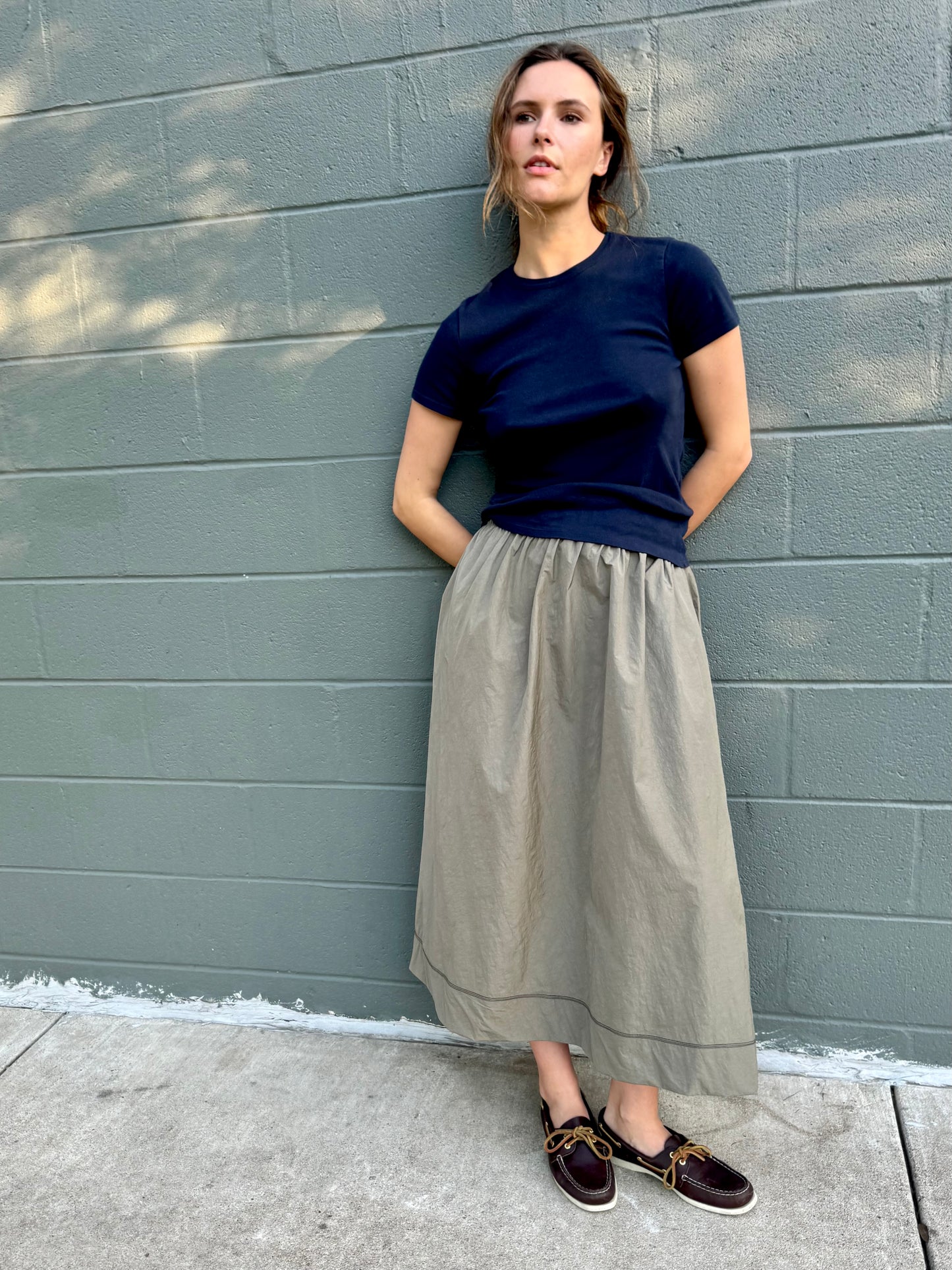 SKIRT TECH SAGE GREEN