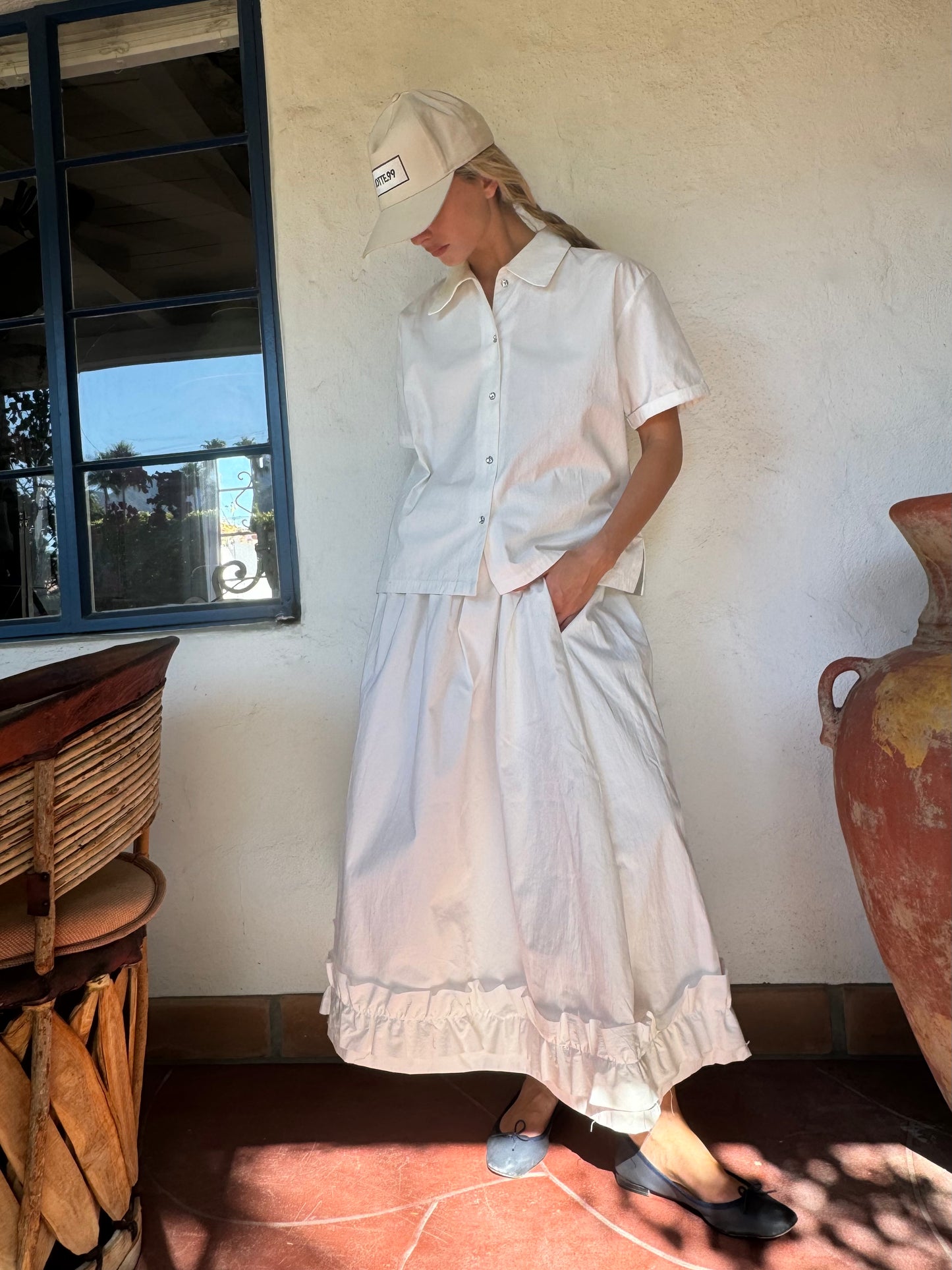 RUFFLE SKIRT