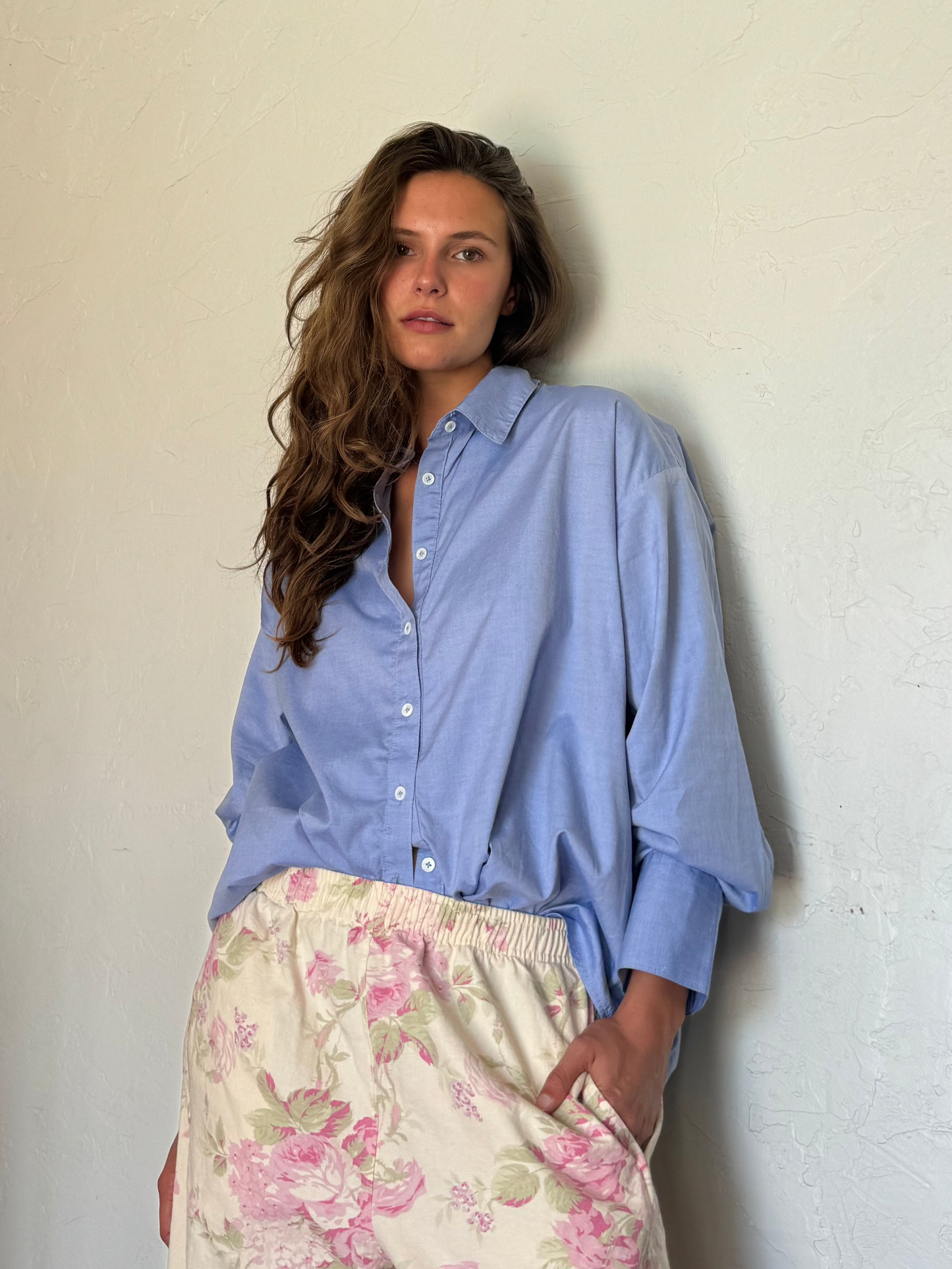 OXFORD BLUE ARTIST SHIRT