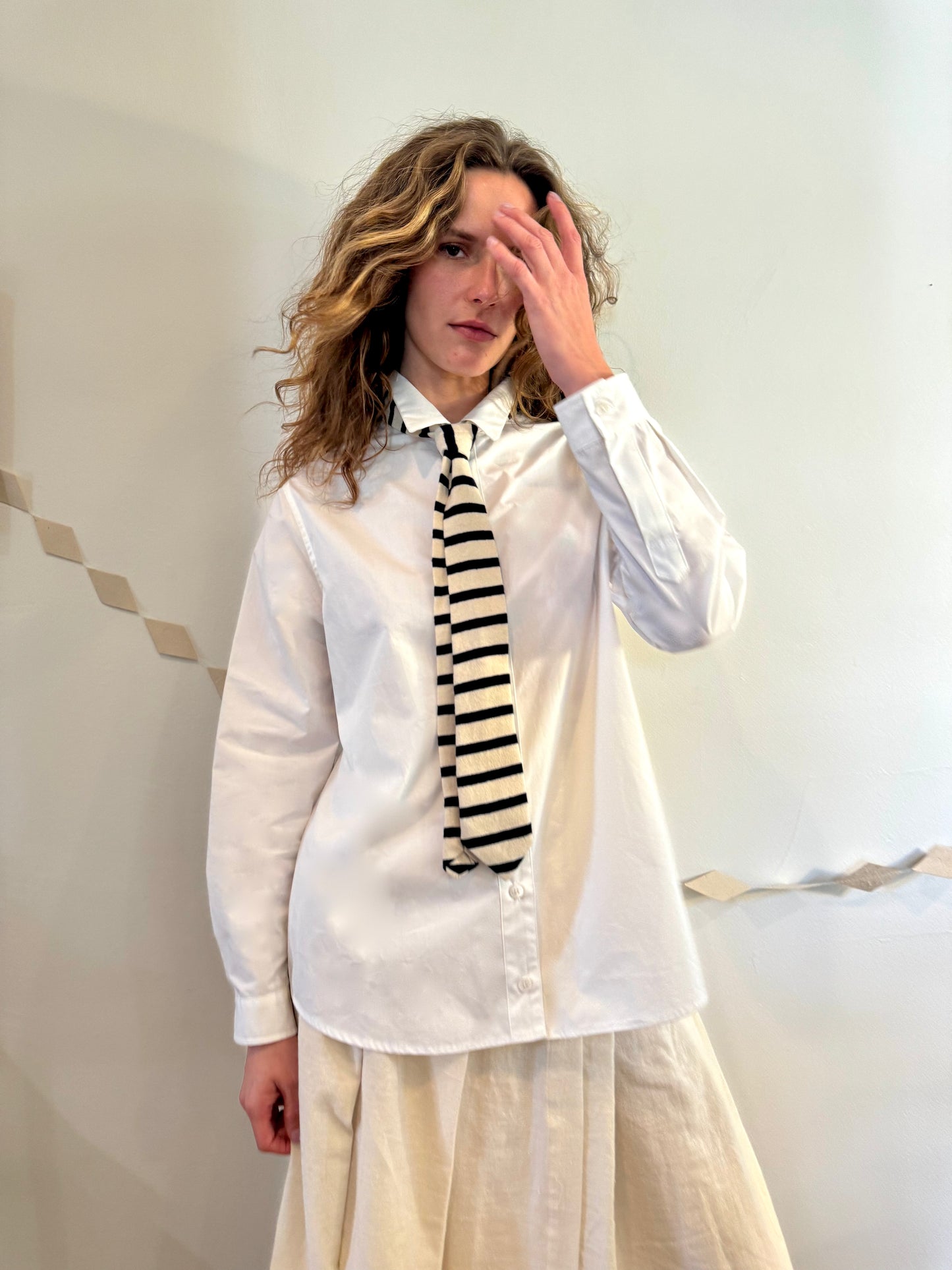 Soft White Cotton Shirt