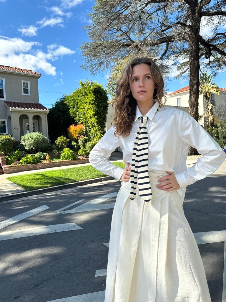 Soft White Cotton Shirt