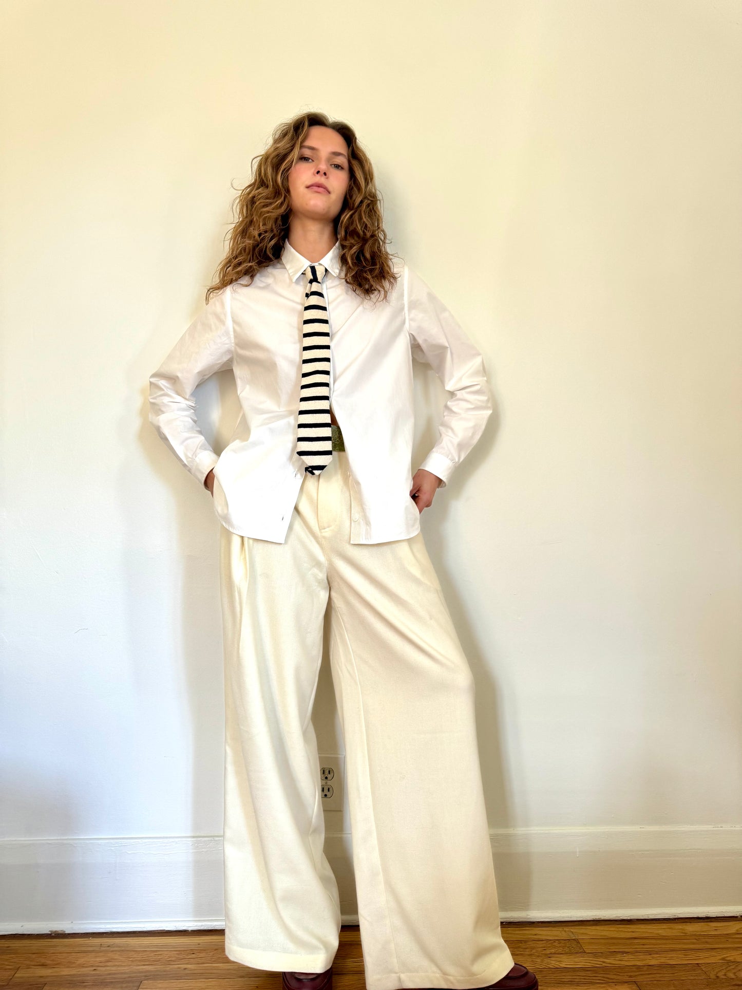 Soft White Cotton Shirt