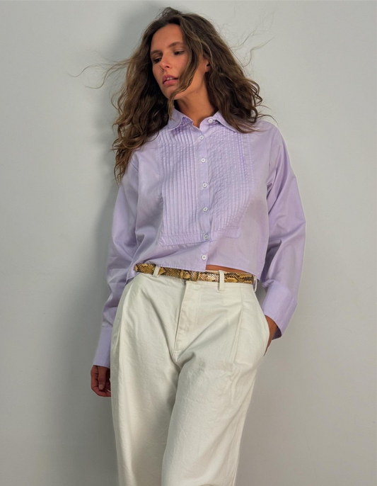 Lilac Tuxedo Shirt