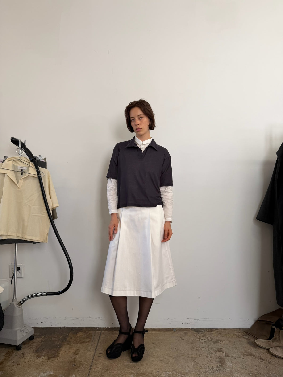 Cotton Polo Shirt Stone