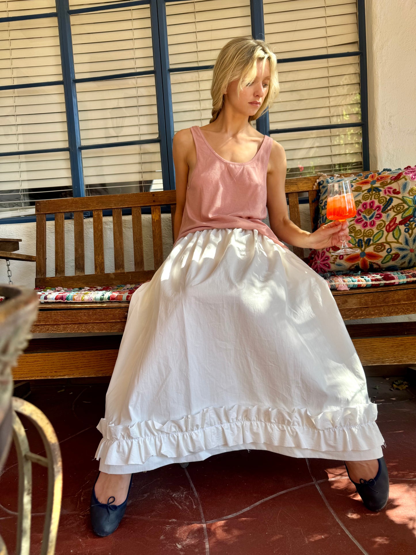 RUFFLE SKIRT