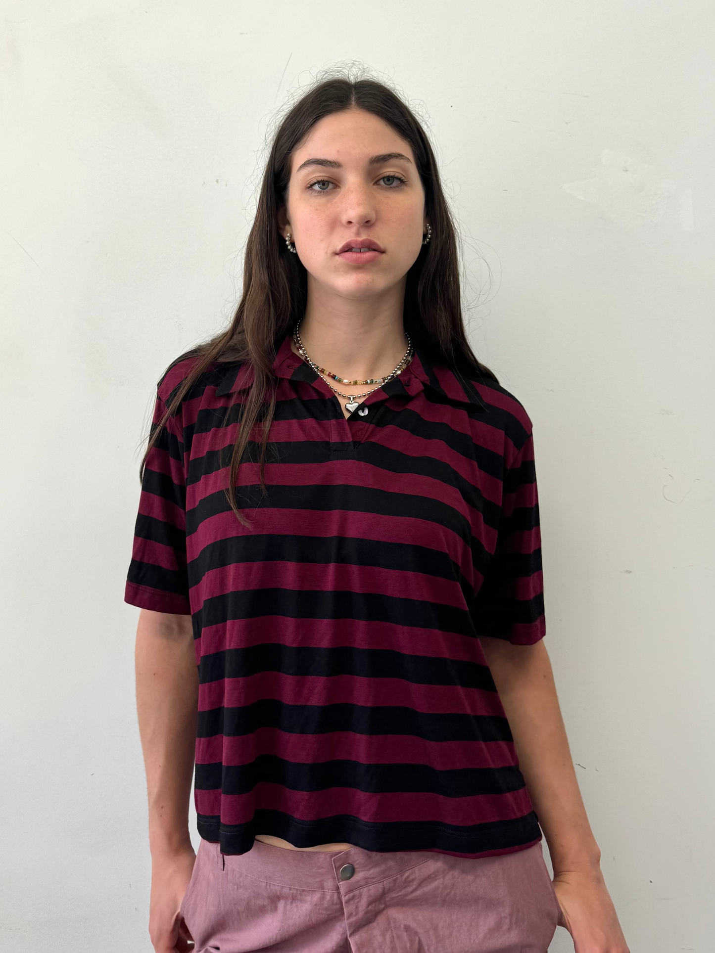 COTTON POLO STRIPE SHIRT