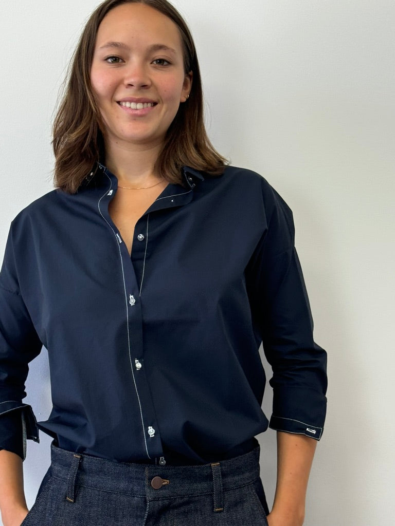 NAVY BLUE SHIRT