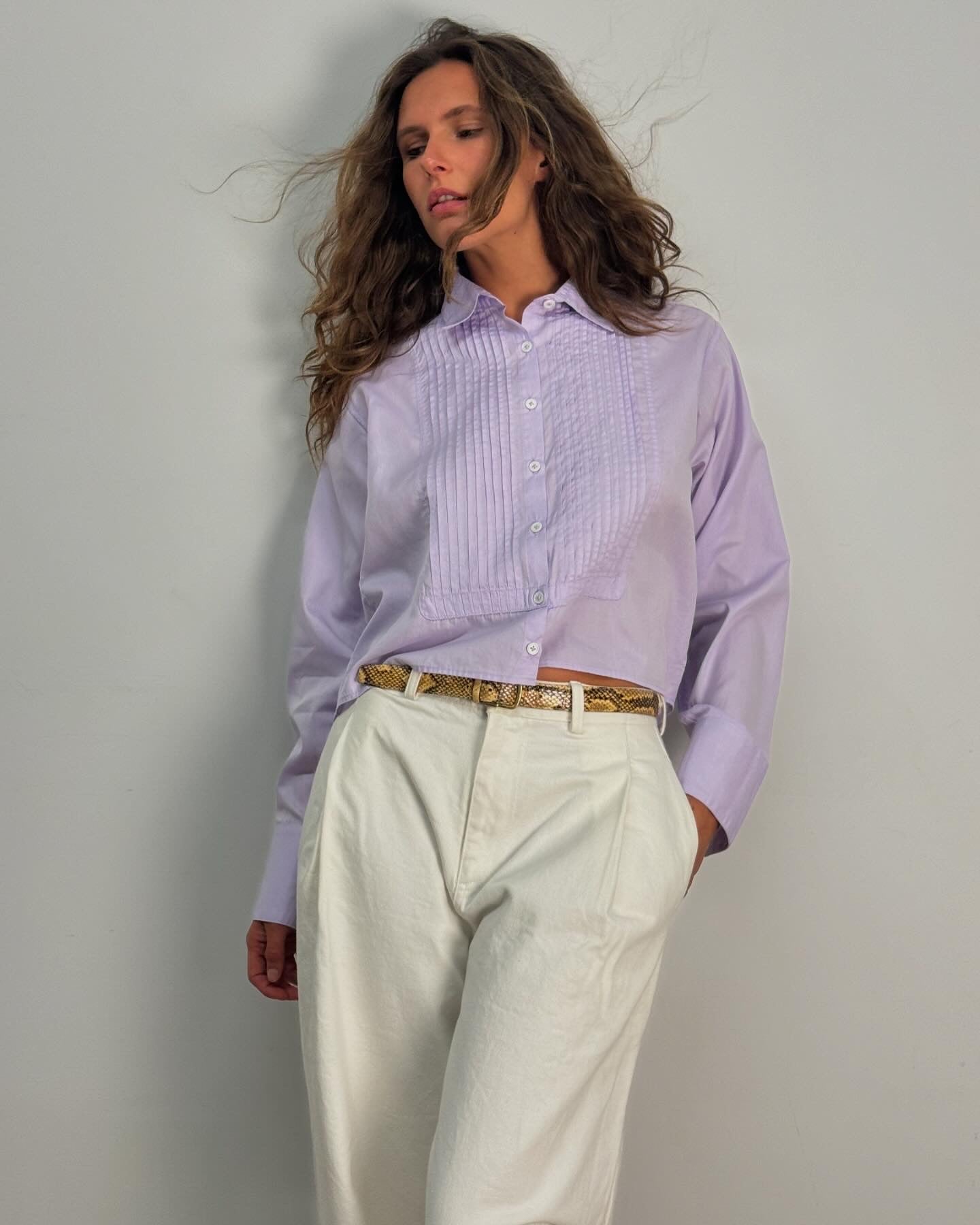 Lilac Tuxedo Shirt