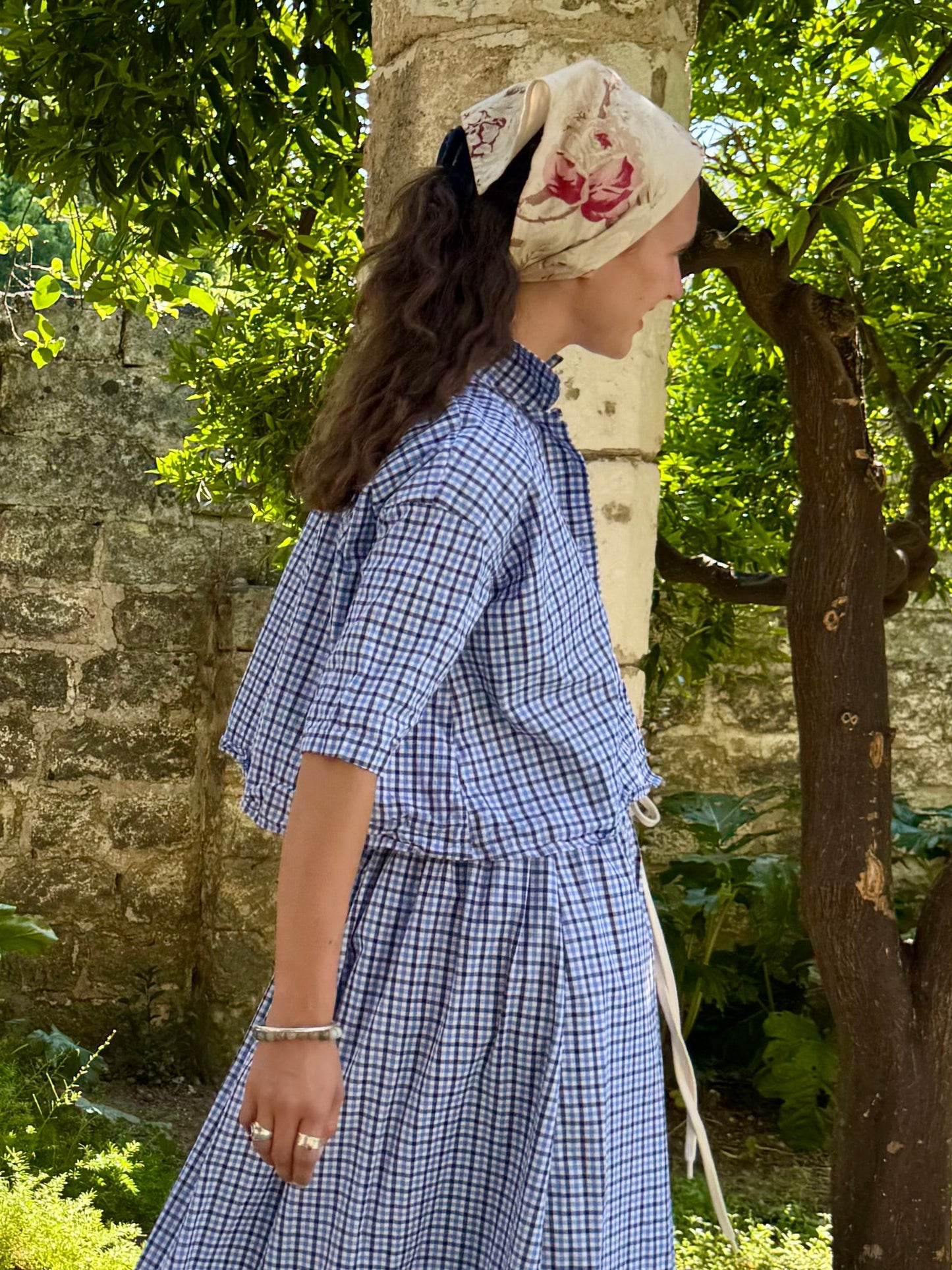 Gabby Swing Shirt 60's Boy Check