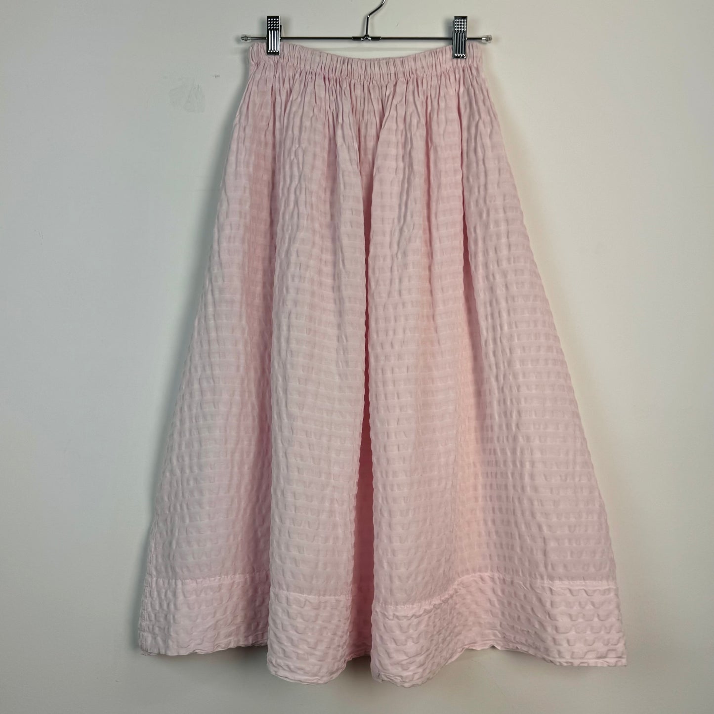 Seersucker skirt