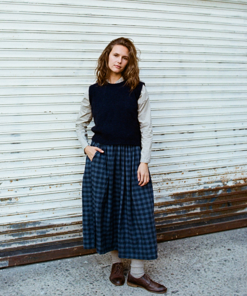 FLANNEL COTTON SKIRT