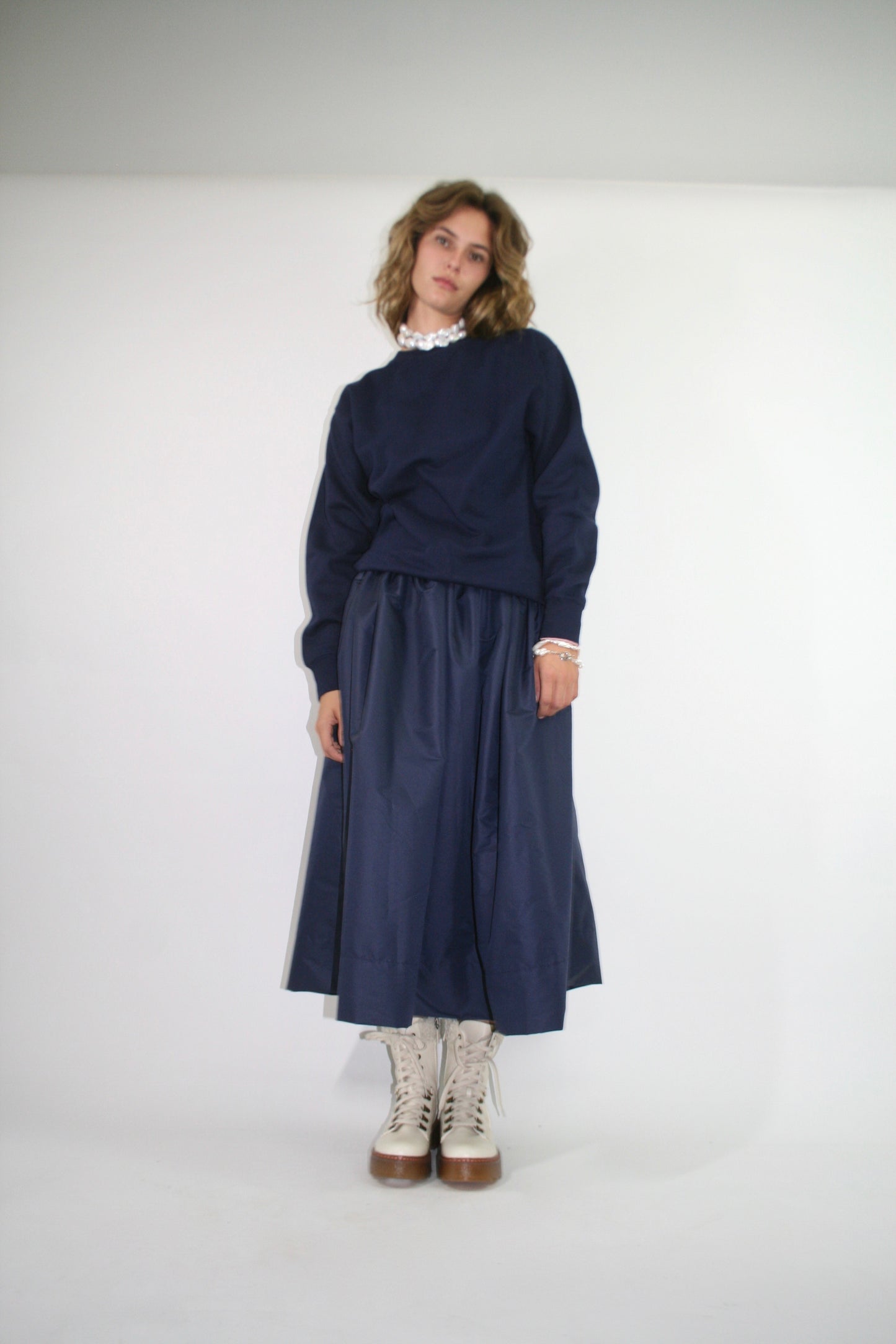 Navy Tech Skirt