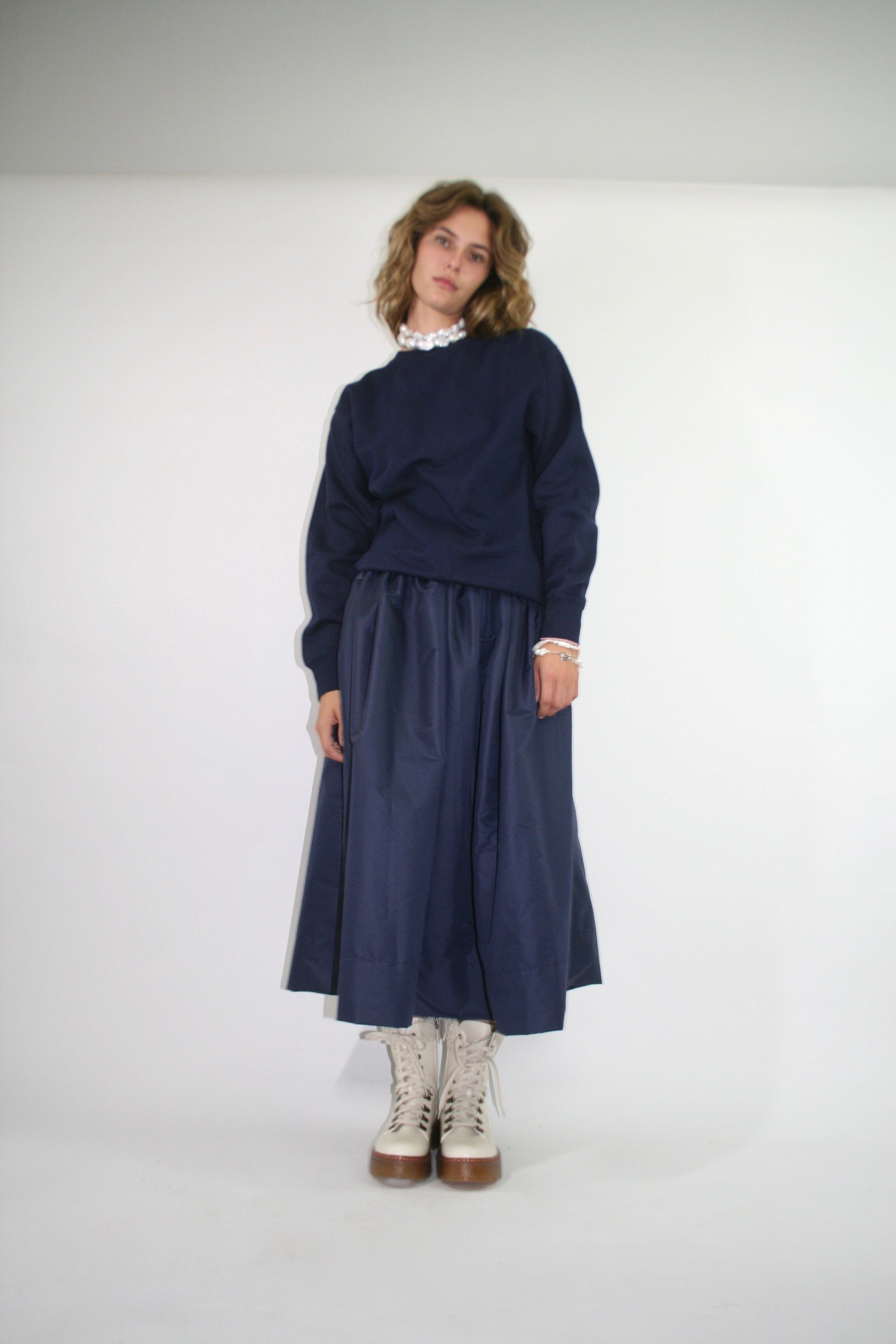Navy Tech Skirt