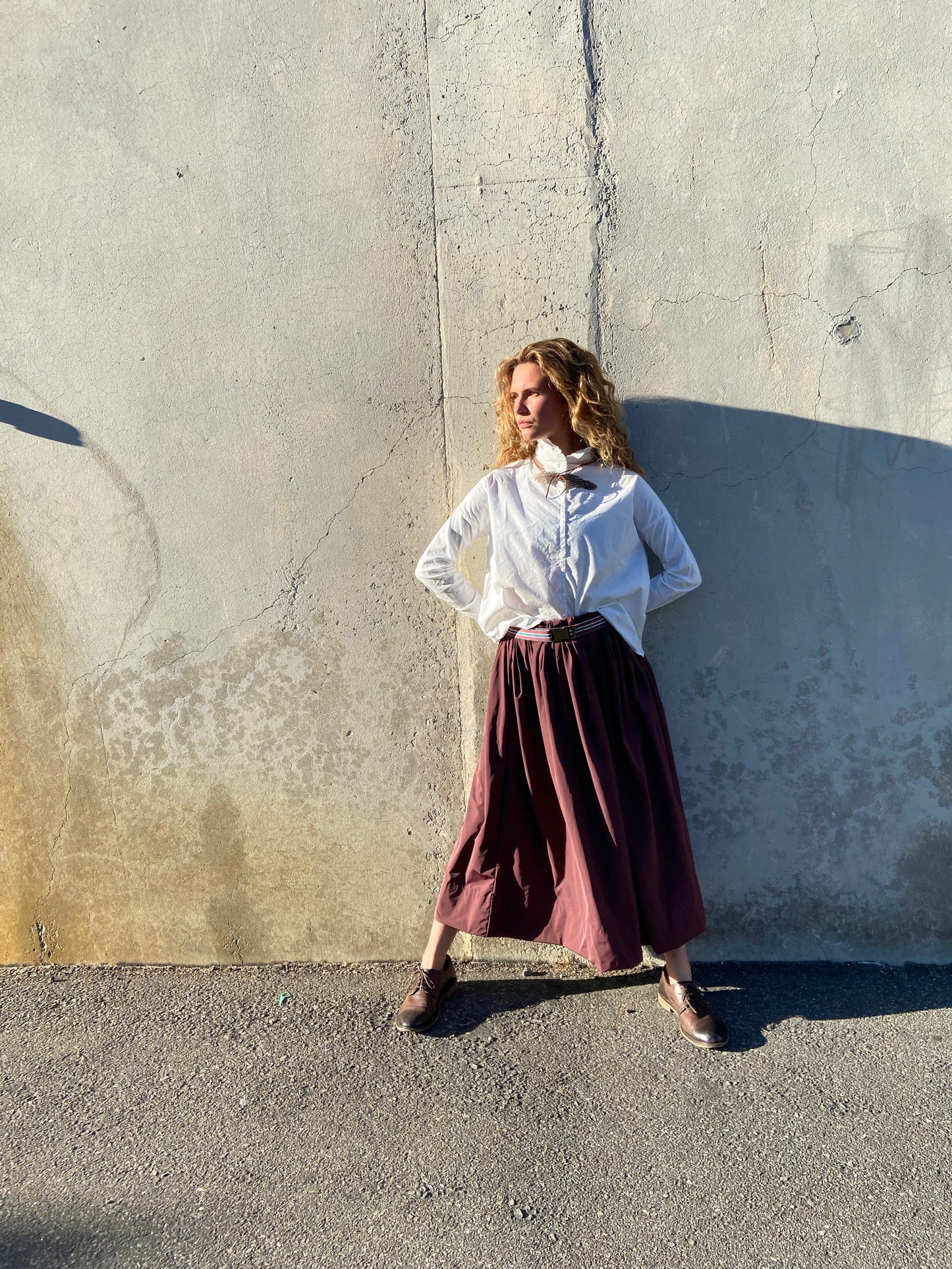 WHITE COTTON SHIRT SHANNON