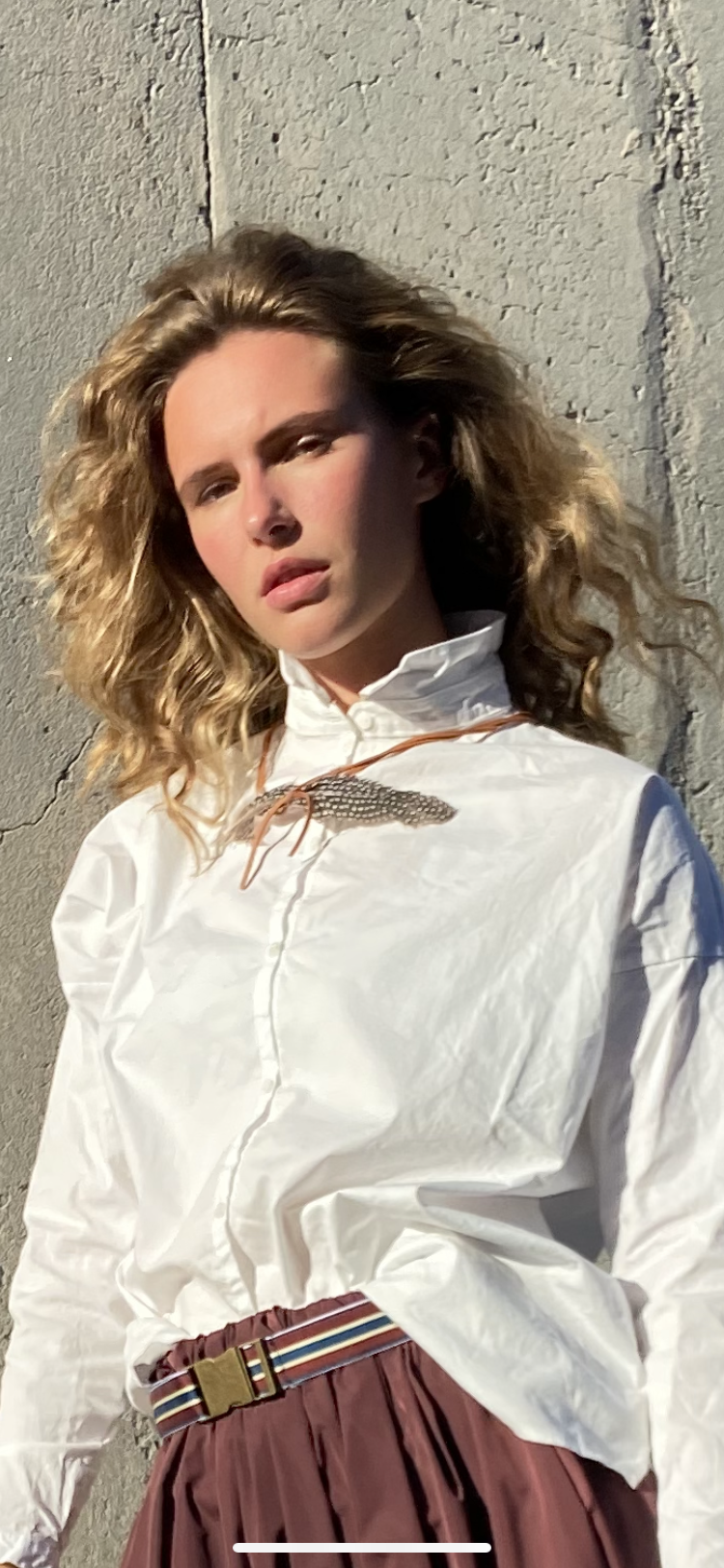 WHITE COTTON SHIRT SHANNON