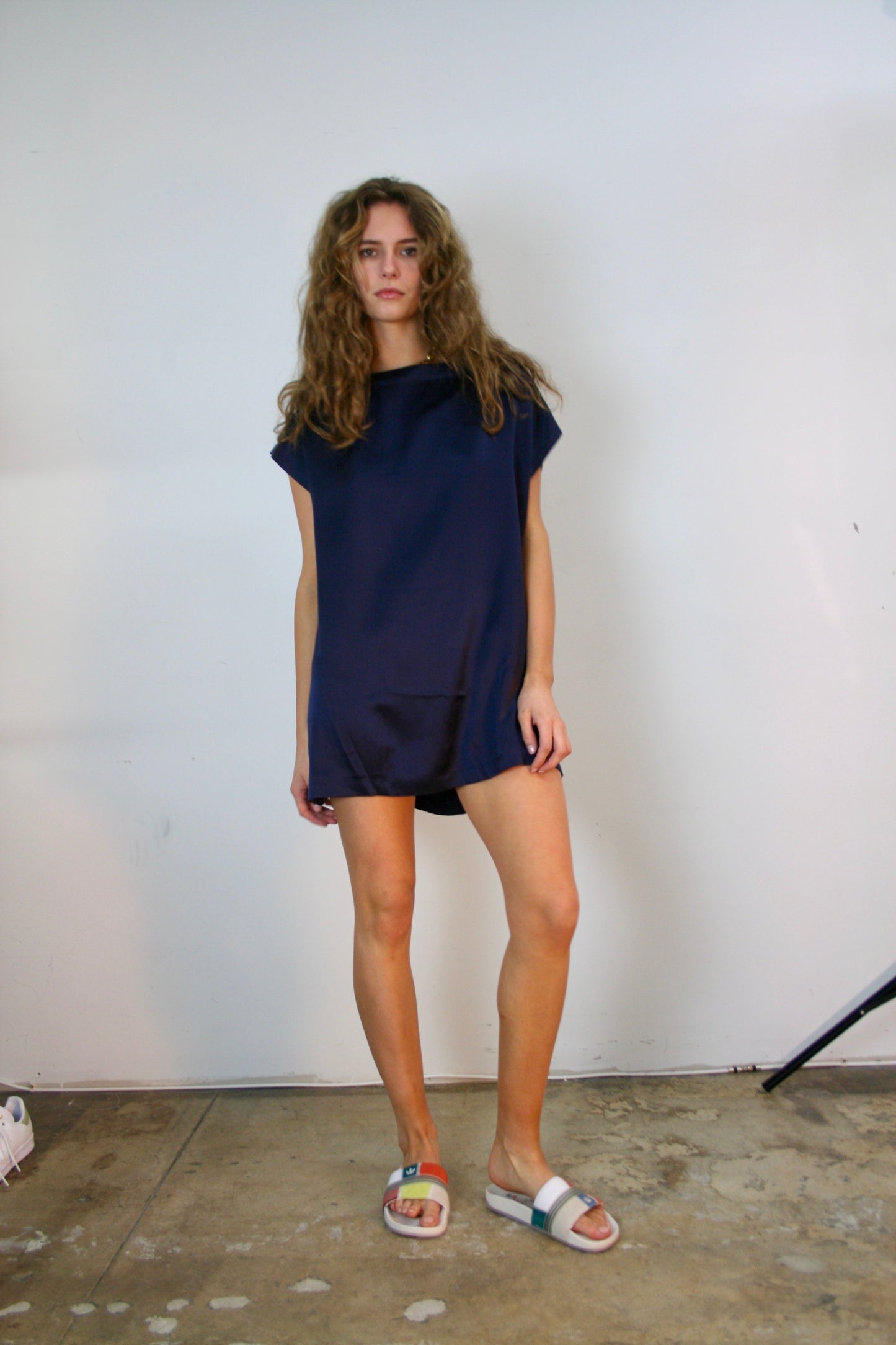 Black Silk T-Shirt