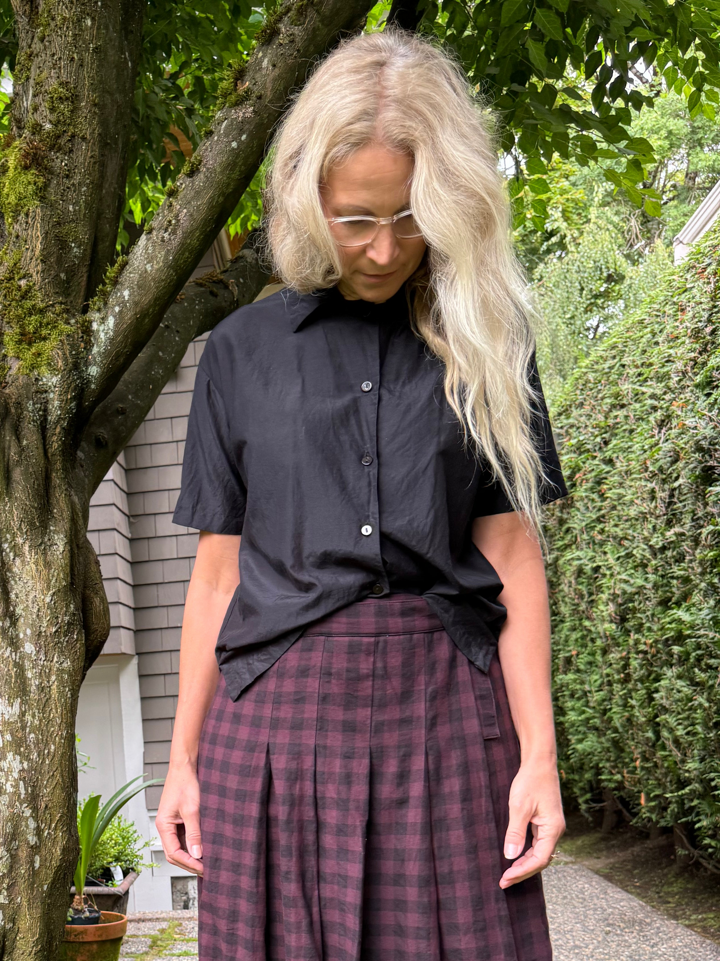 Black Cotton Shirt