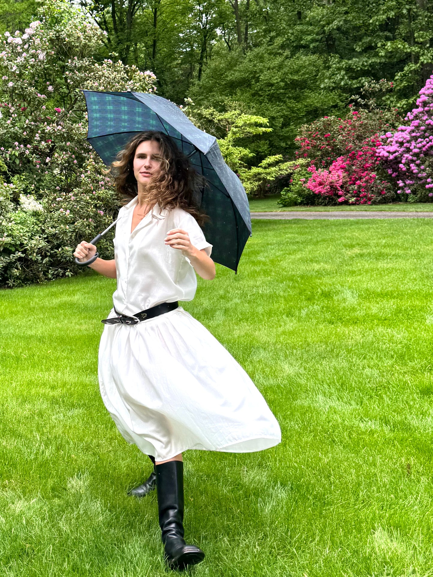 White Cotton Skirt