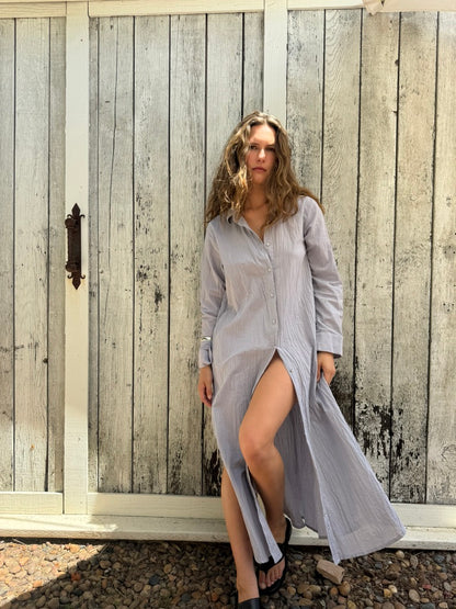 SHIRT DRESS COTTON