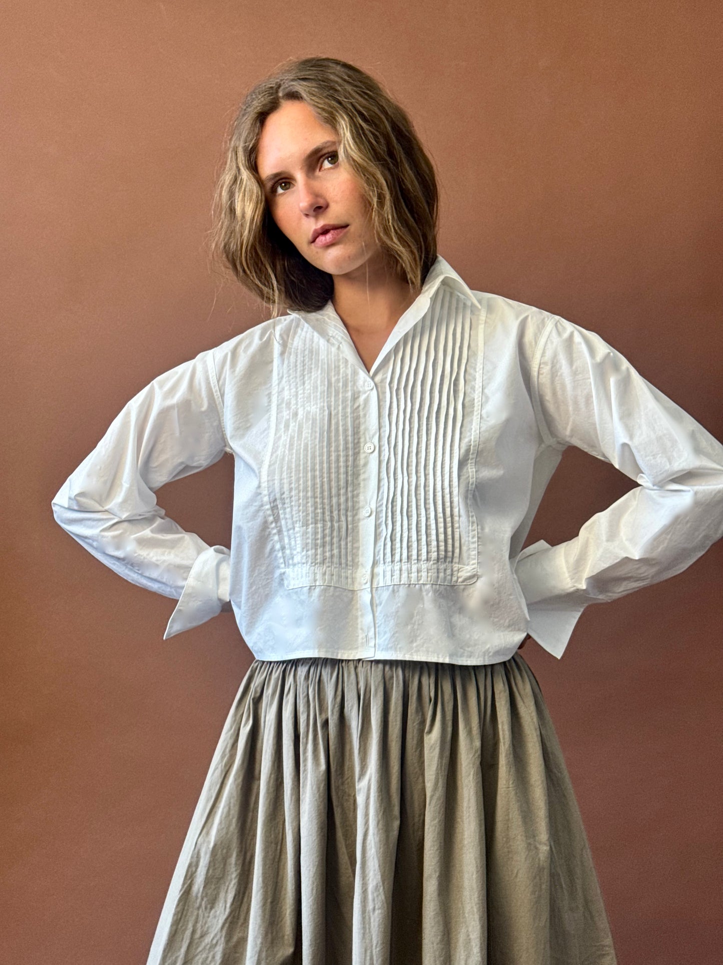TUXEDO SHIRT WHITE