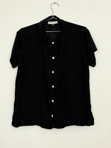 Black Cotton Shirt