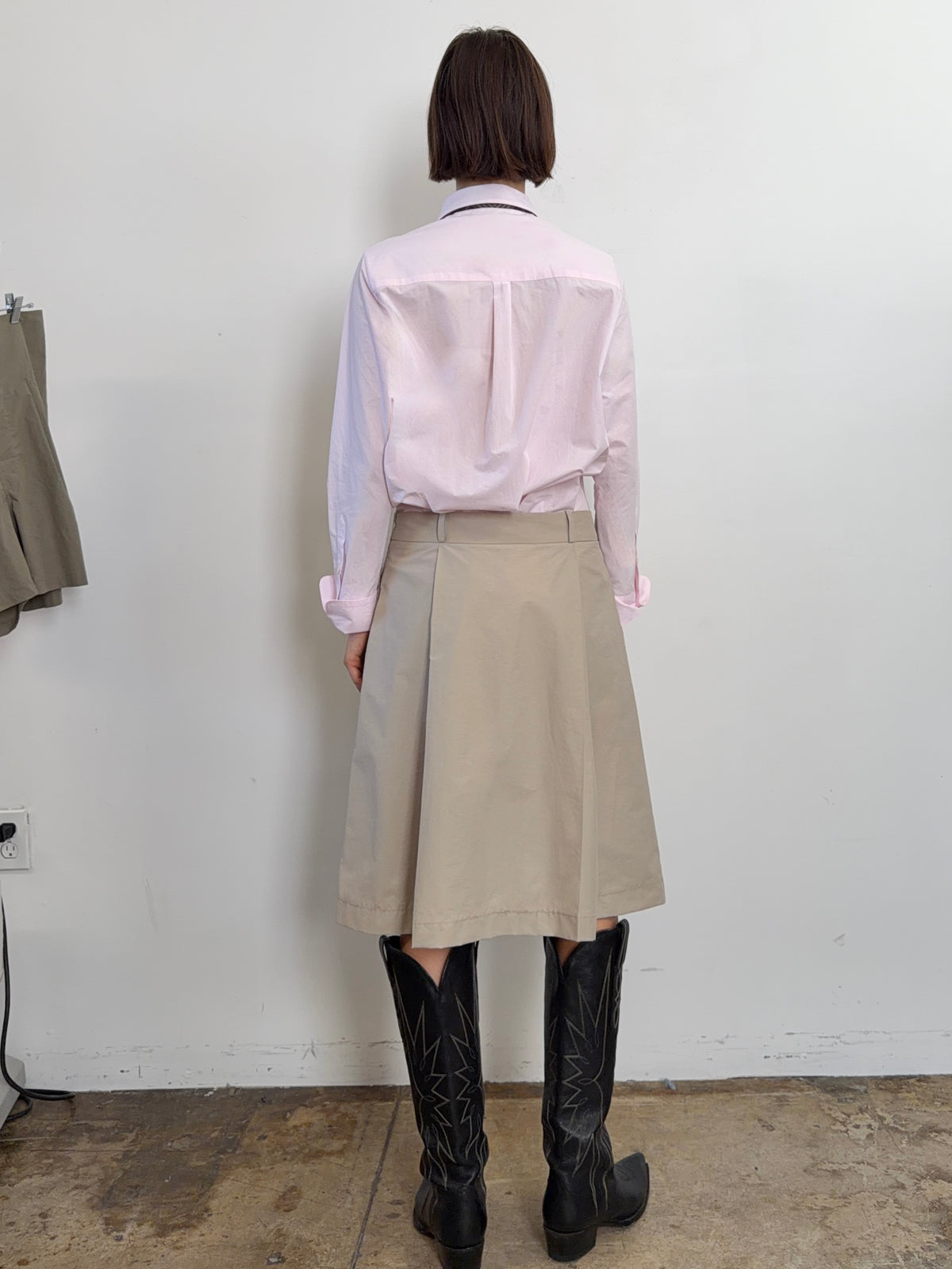 Prado Skirt Khaki Nylon