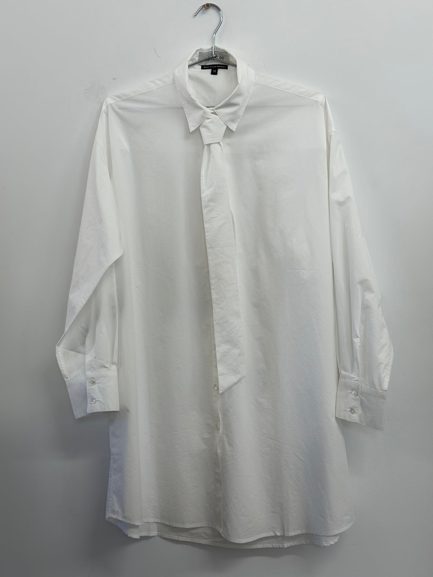 True ARTIST SHIRT WITH TIE in White
