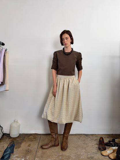 Bubble Skirt with Zipper