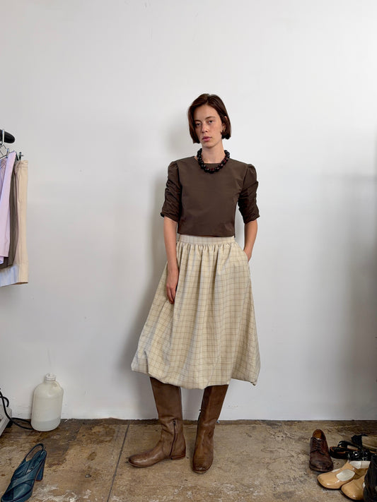 Bubble Skirt with Zipper