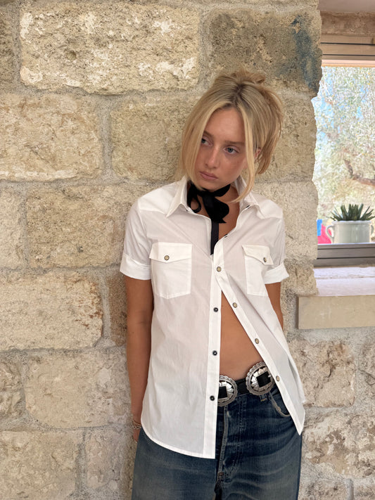 Western Shirt White