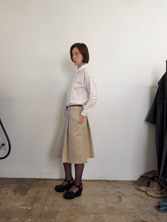 Prado Skirt Khaki Twill