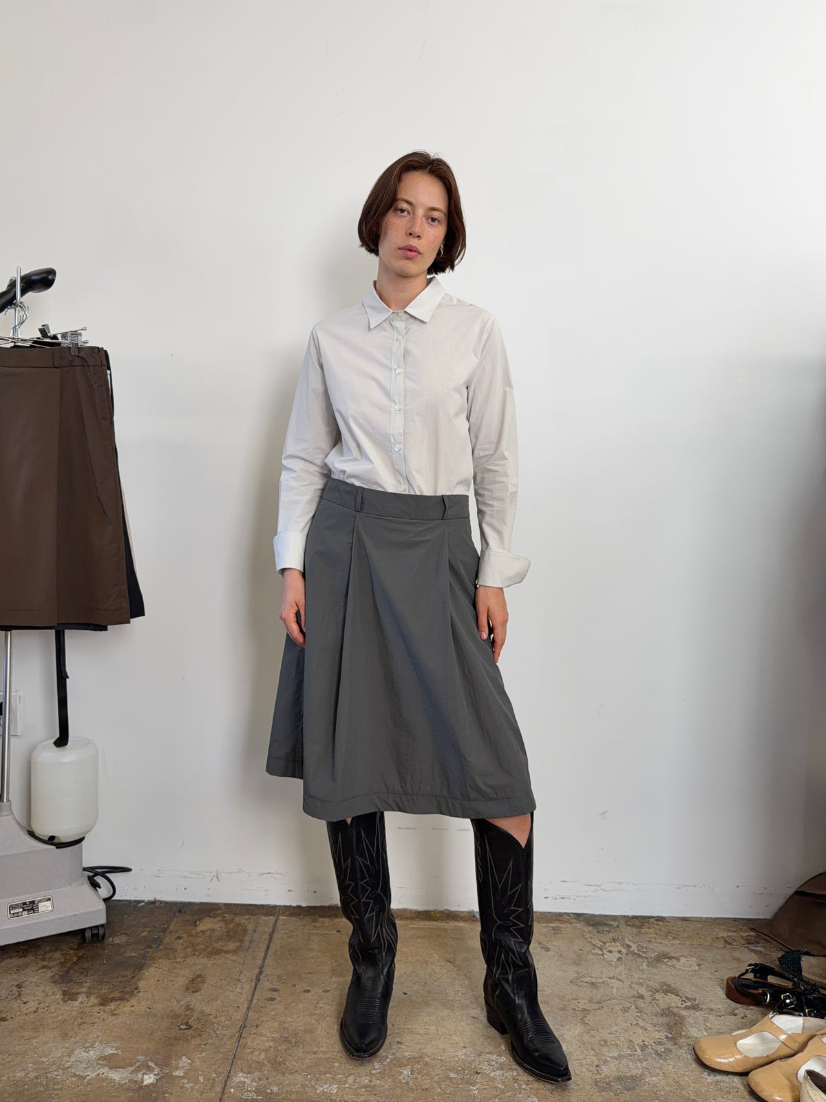 Prado Skirt Slate Grey