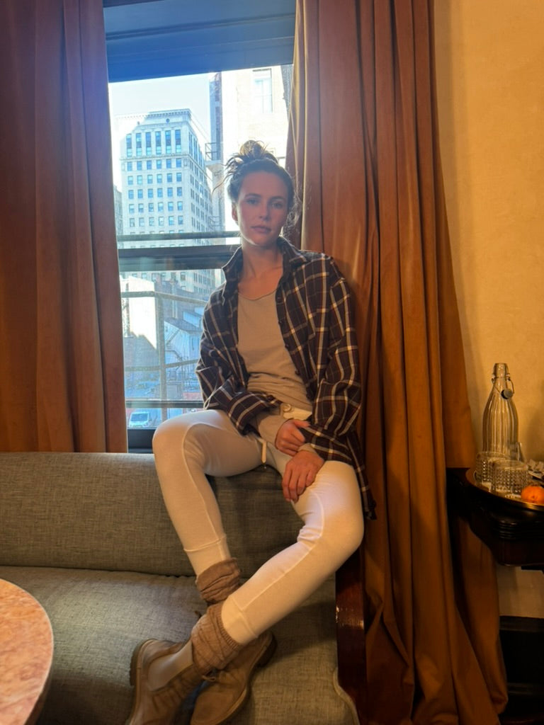 Long john pointelle pant