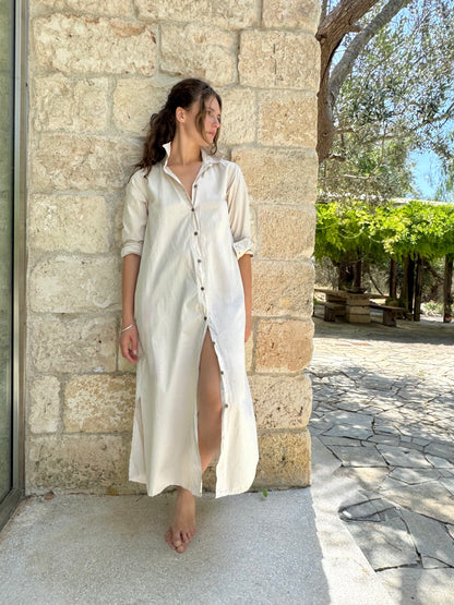 Shirt Dress Sand
