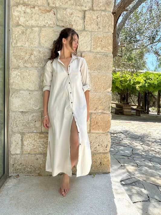 Shirt Dress Putty