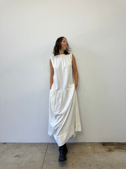 DRESS SLEEVELESS LINEN