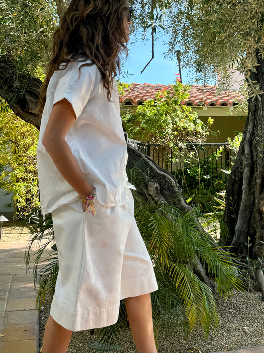 CULOTTES WHITE DENIM
