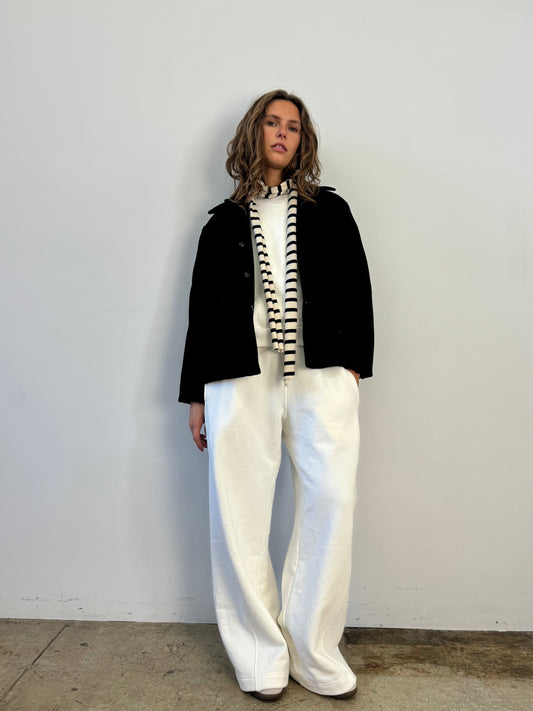 TRACK PANTS WHITE