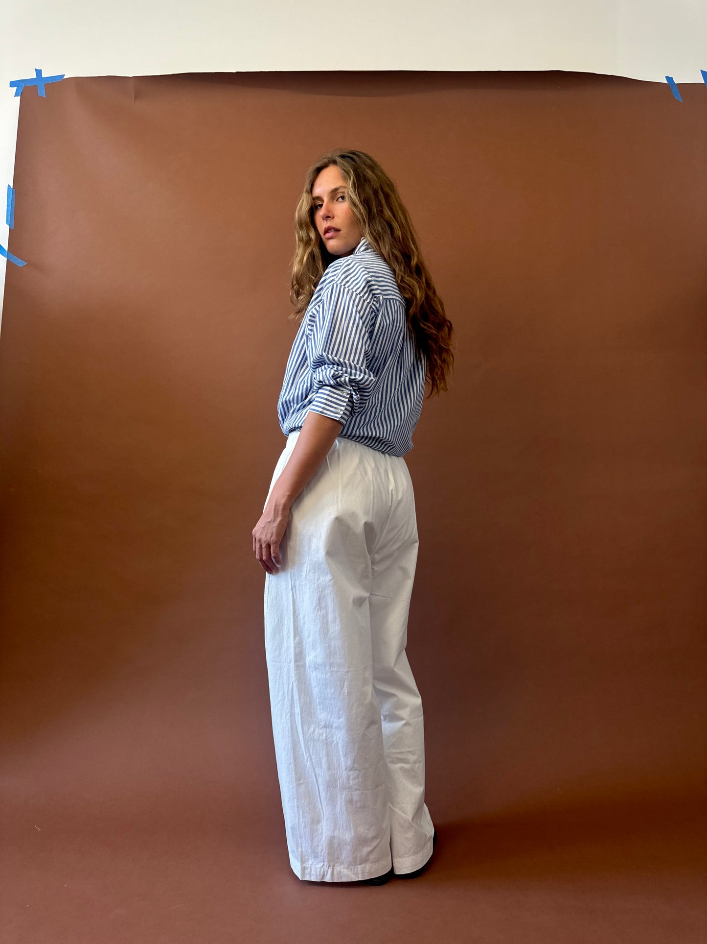 WHITE COTTON PANT