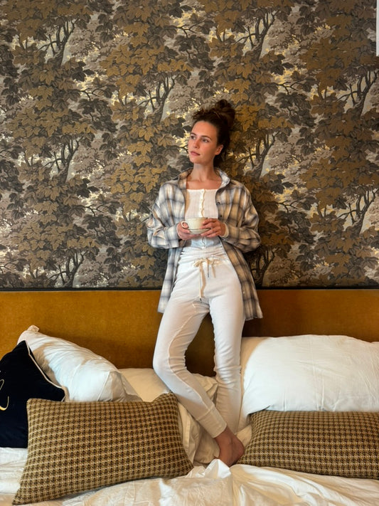 Long john pointelle pant