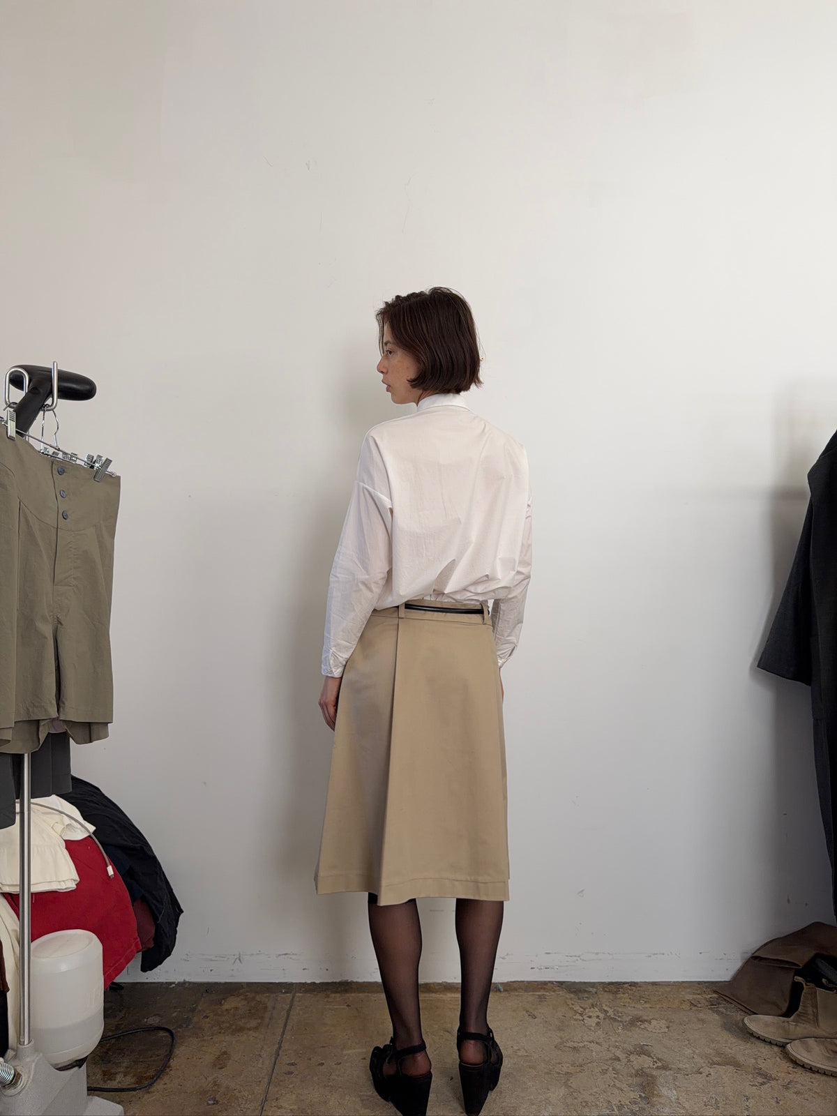 Prado Skirt Khaki Twill