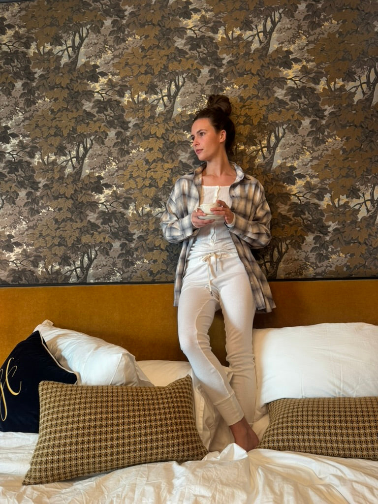 Flannel shirt grey plaid