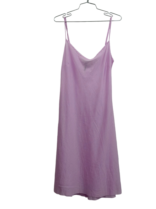 Lilac Bias Cut Slip Dress