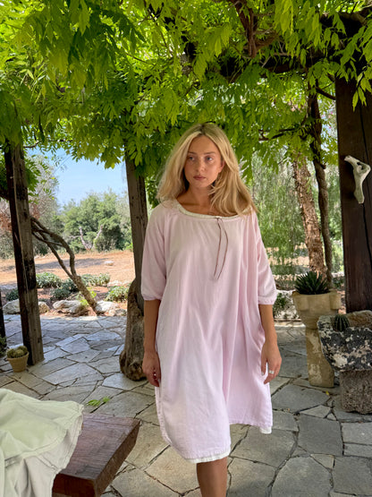 Linen Dress Blush