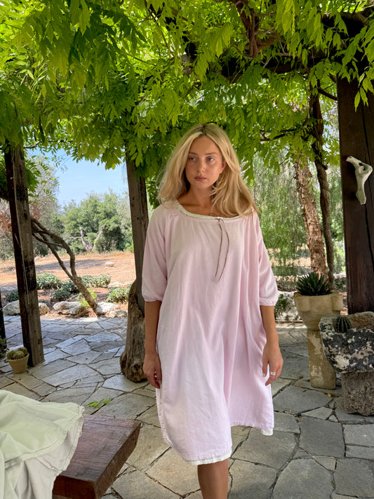 Linen Dress Blush