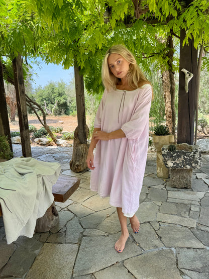 Linen Dress Blush