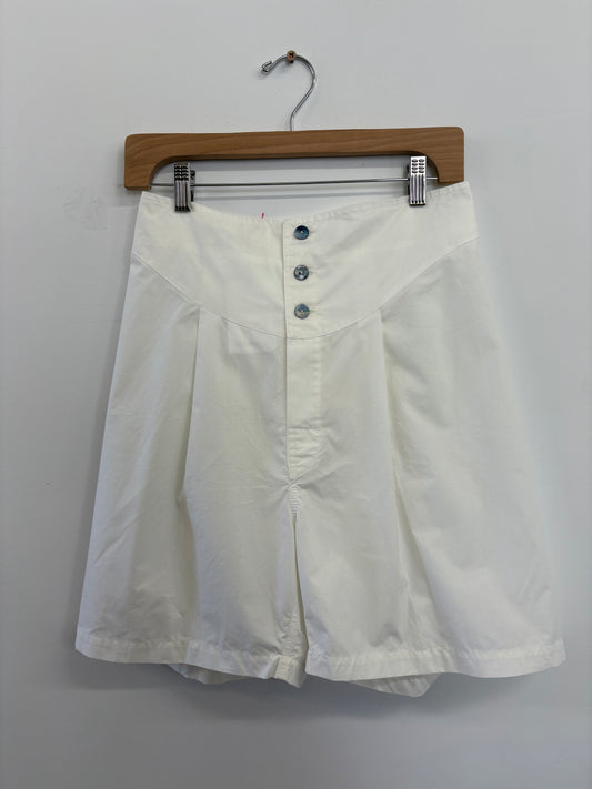 FRENCH BACK BOXERS WHITE