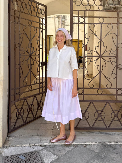 Skirt Drawstring Pink Cotton Candy